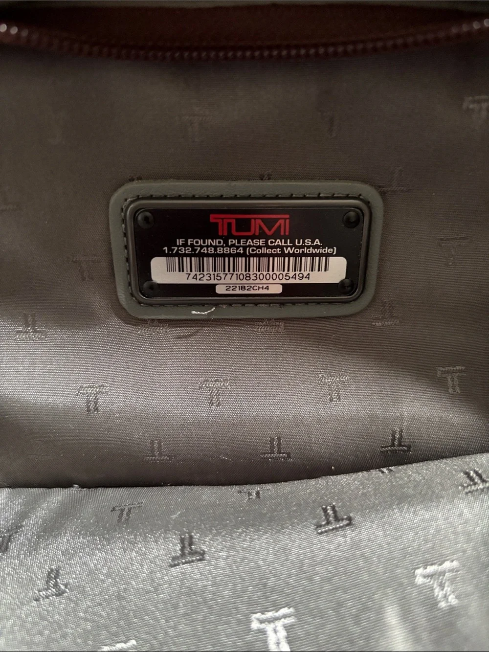 Tumi sleek backpack